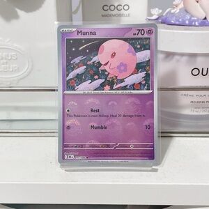 Pokemon Munna Trading Card (PokeBall)